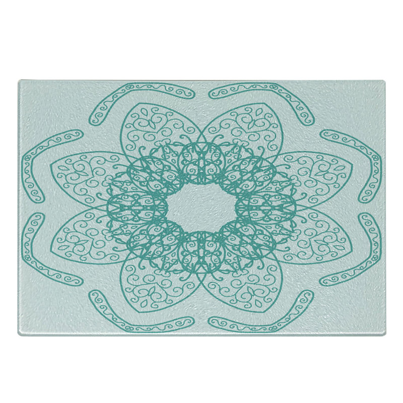 Planche à découper en verre trempé Ambesonne