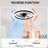  Modern Flush Mount Ceiling Fan With LED Light & Remote, Crystal, Black, White Ceiling Fan-1391813858