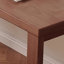 Bureau rectangulaire en bois massif brun noisette-122182676