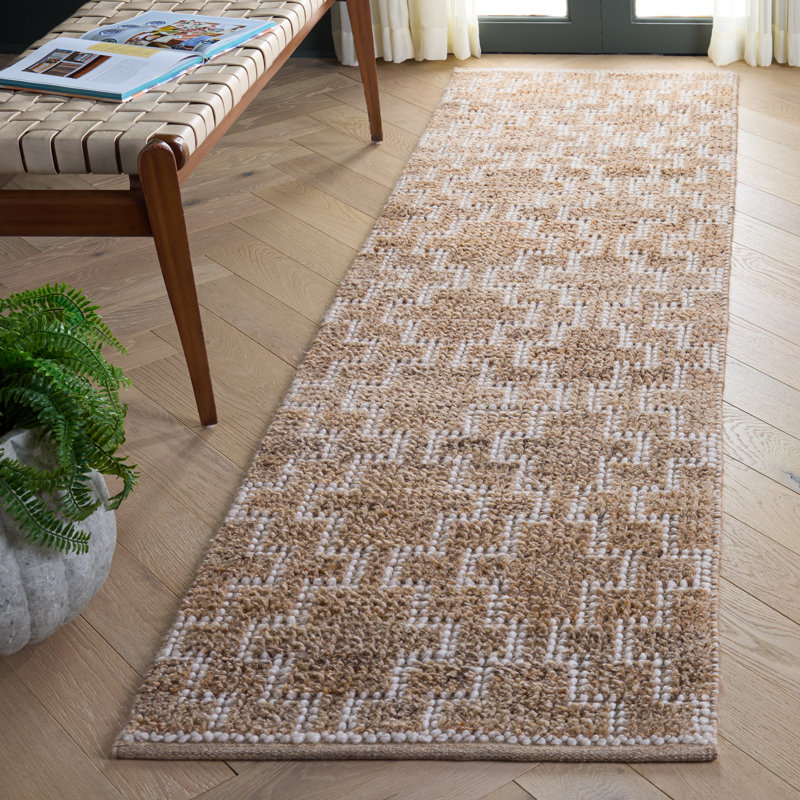Tapis d'intérieur tissé à la main Vermont, Tapis de couloir 2 pi 3 po x 8 pi 0 po