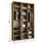 3 Door Manufactured Wood Wardrobe-93514128-93514222