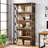 70.87" H X 31.5" W 6-tier Tall bookshelf, Freestanding Open Storage Shelves-1101079118