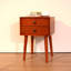 Table de chevet avec 2 tiroirs, petite table d'appoint avec rangement, Seadrifte-134463816