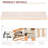 Window Awning, 13' X 8' Retractable Patio Sunshade, Manual Crank, & Water Fabric, Aluminum Frame, Beige Stripe Yard Awning - Water-, Frame For Deck, Balcony