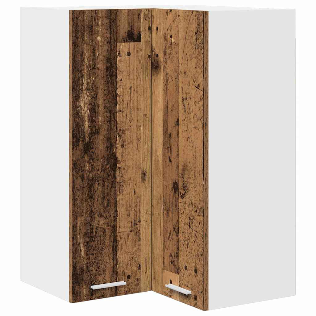 Vidaxl Hanging Cabinet Riga Sonoma Oak And White 57 X 57 X 80 Cm