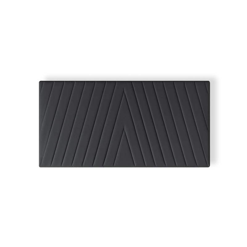 Richborough Upholstered Headboard, Black, Single (3')