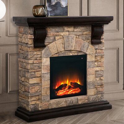 Millwood Pines Roldao 40'' W Electric Fireplace & Reviews | Wayfair