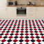 Victorian Diamond Tiles Floor Stickers - 120cm x 60 cm