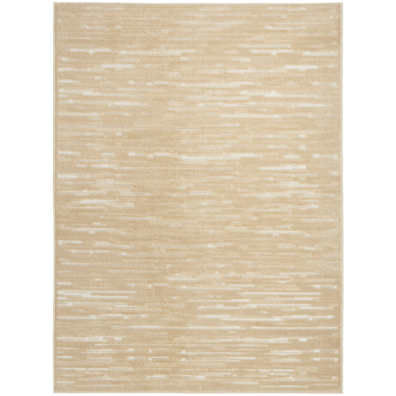 Tapis taupe Ebern Designs, Rectangle 5 pi 3 po x 7 pi