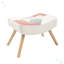 Chaise berçante rembourrée Kerth