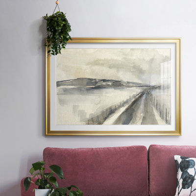 Vanish Pathway II, reproduction d'art encadrée