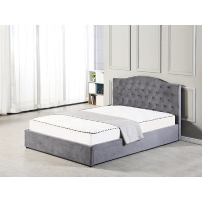 Lacey Upholstered Ottoman Storage Bed with Mattress