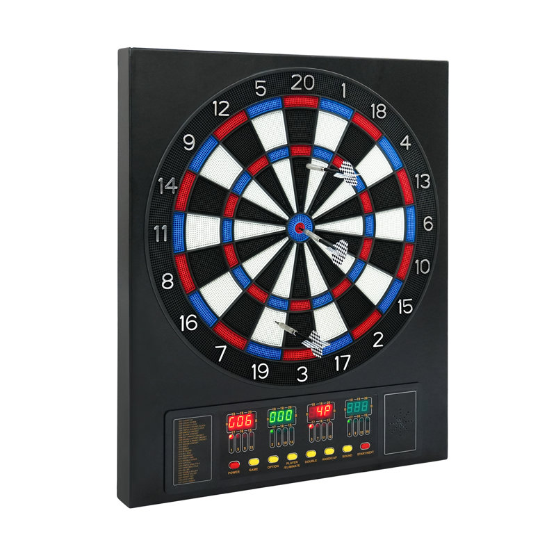 Automatic Scoring Electronic Dartboard,Electronic Dartboard With 27 Games Ideal For Home Office Pub Party