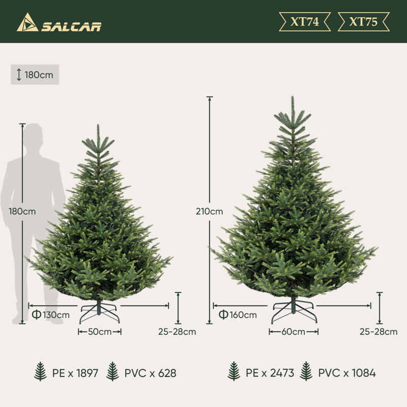 Artificial Christmas Tree, 180cm H x 180cm W x 180cm D