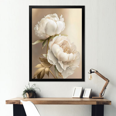 Peony Flower II - Print on Canvas