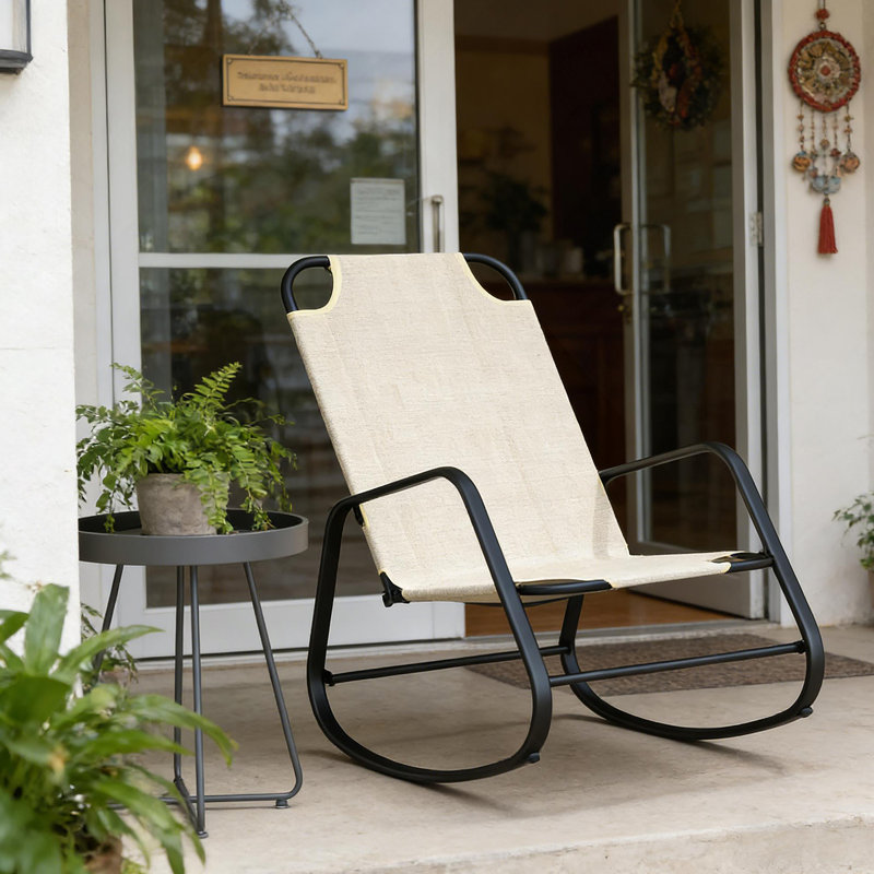 Siège relaxant, chaise berçante d'extérieur