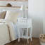 Benham 38cm W Manufactured Wood Bedside Table