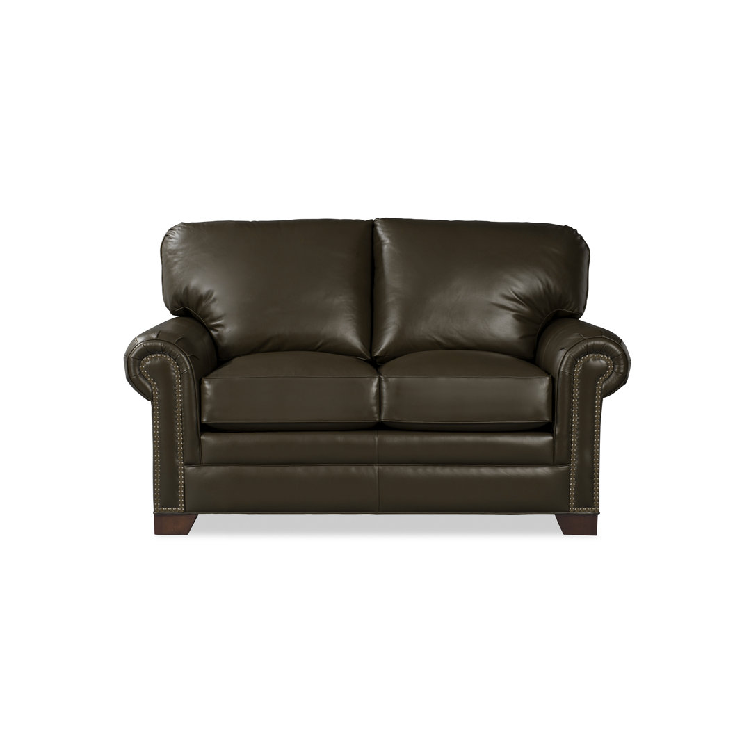 Copola 63'' Upholstered Loveseat Craftmaster Leather 