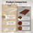 Oak Wood Grain Pvc Wire Shelf Covers
