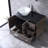72.4'' Double Bathroom Vanity with Glass Top