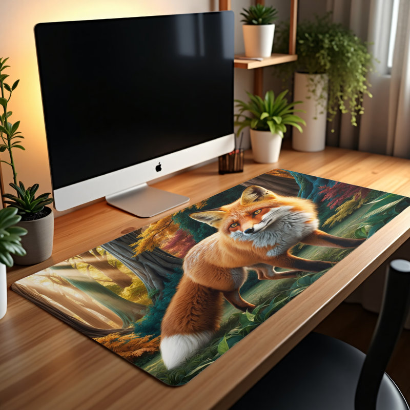 Polyester Desk Pad, 14.4x12.1