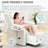 Luxury Spa Chair With Foot Bathtub, Reclining Massage Chair With Cupholder, Hidden Trash Bin And Charging Port - Without Drainage Pump-1799982852