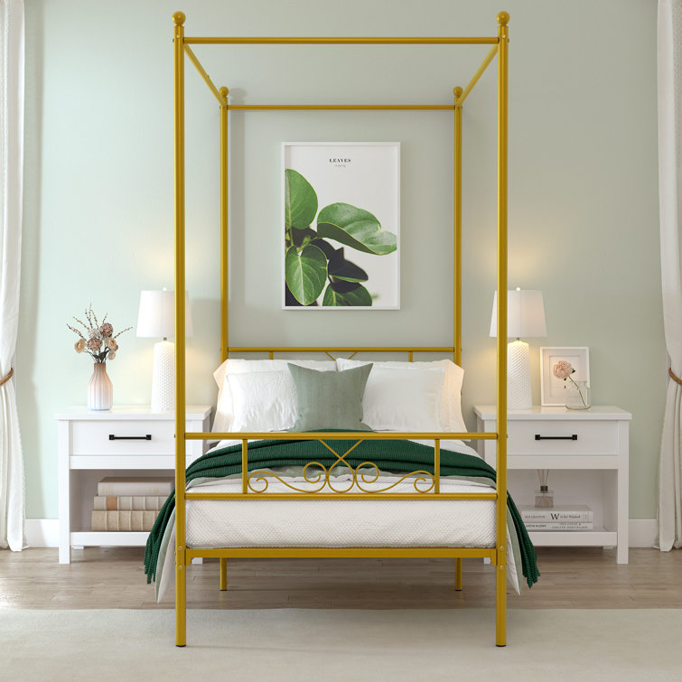 Alex-Jay Metal Canopy Bed