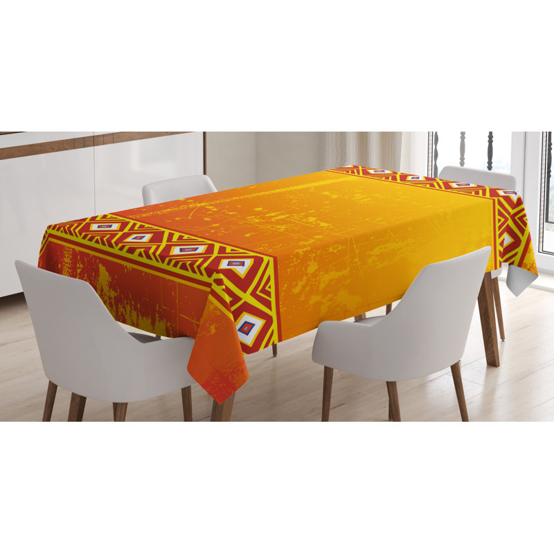 African Tablecloth, 84" L x 60" W