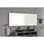Miroir de salle de bain à DEL avec avant et rétroéclairage, miroir de meuble-lavabo mural, anti-buée, mémoire, 3 couleurs, réglable en continu