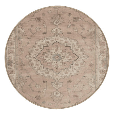 Machine Washable Afyon Beige Area Rug