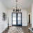 6-Light Matte Black Candle Chandelier, 20.47" French Country Farmhouse Dining Room Light with Adjustable Chain