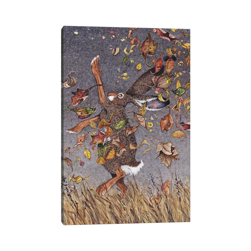 «Happy Dance» - Impression, Toile tendue, H 12 po x l 8 po x P 0,75 po