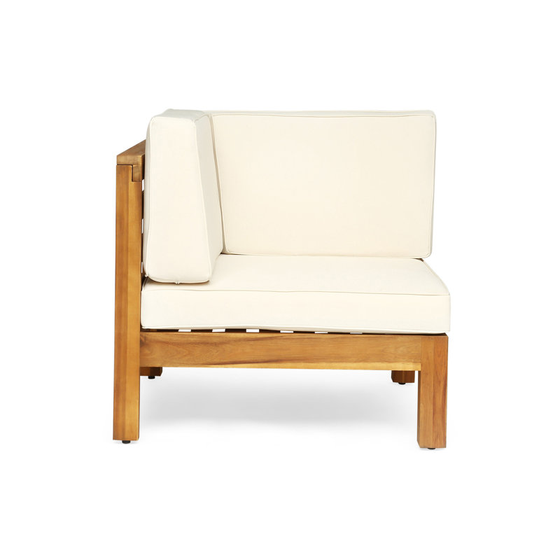 Ensemble de causeuse 2 pièces, Beige, Blanc