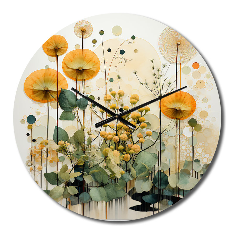 Horloge murale en métal, Médium