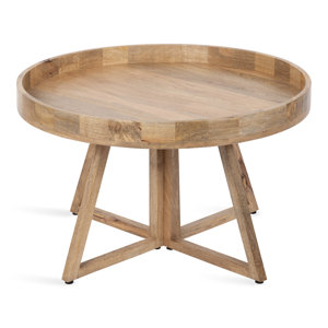 Dawndee Round Wood Coffee Table 30" Diameter