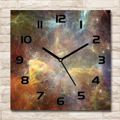 Glass Wall Clock