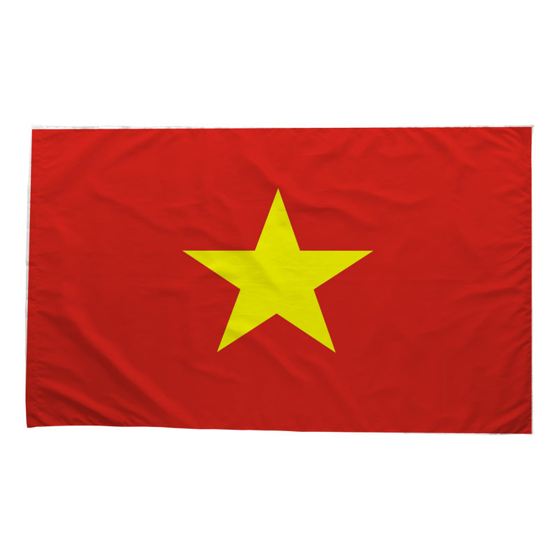 Drapeau du Vietnam - Drapeau extérieur, 36" H x 60" W