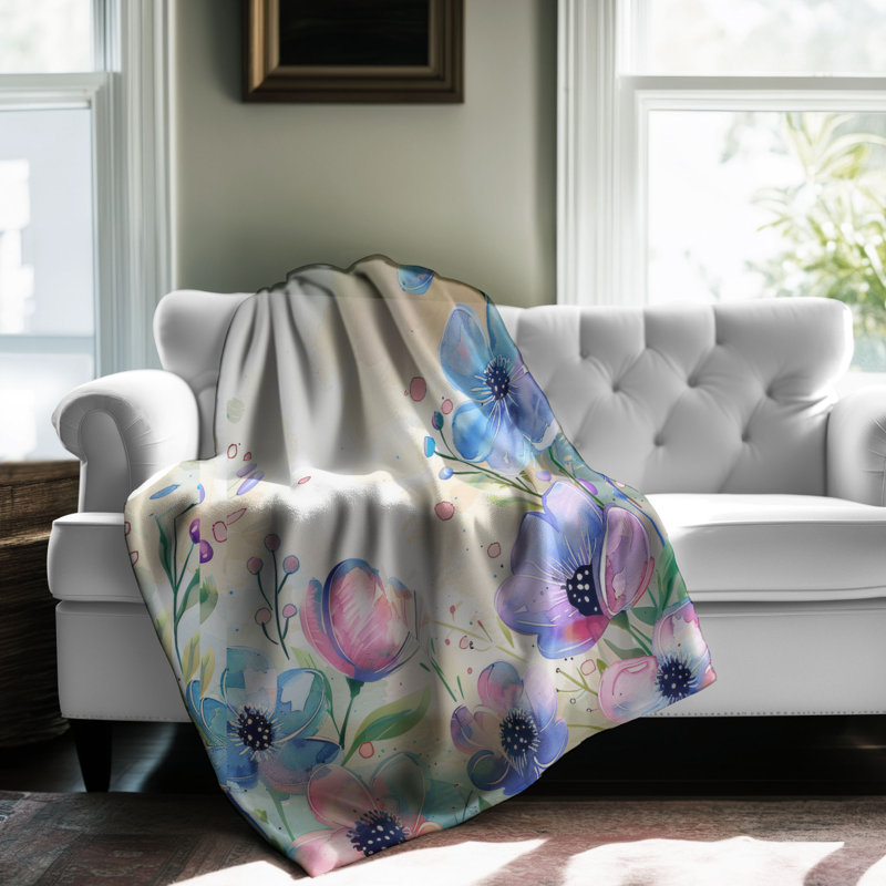 Throw Blanket, 80" L x 60" W
