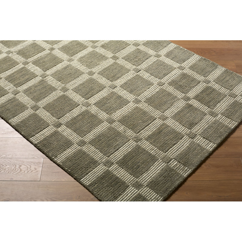 Tapis touffeté à la main Julia, Rectangle 5 pi x 7 pi 6 po