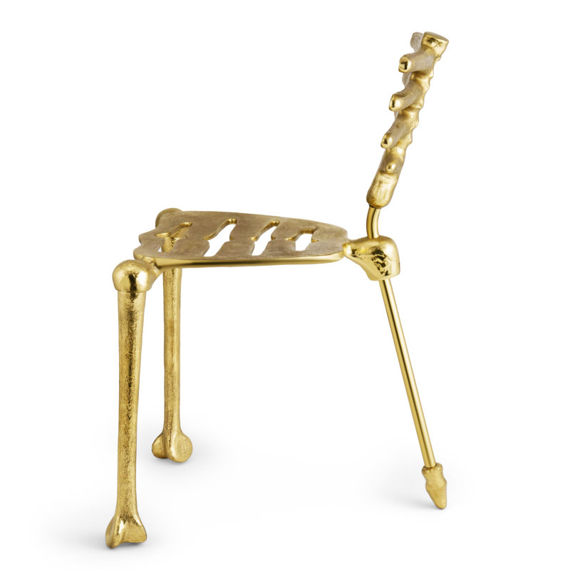 Flights of Fancy Skeleton Chair, Gold