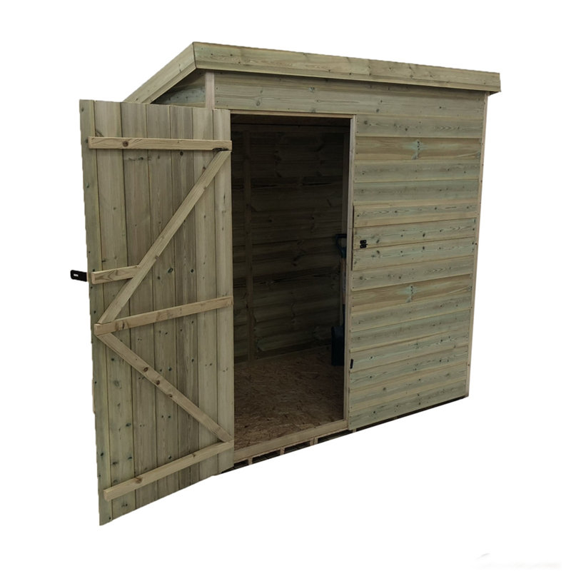Raglan 5 ft. W x 3 ft. D Solid Wood Garden Shed