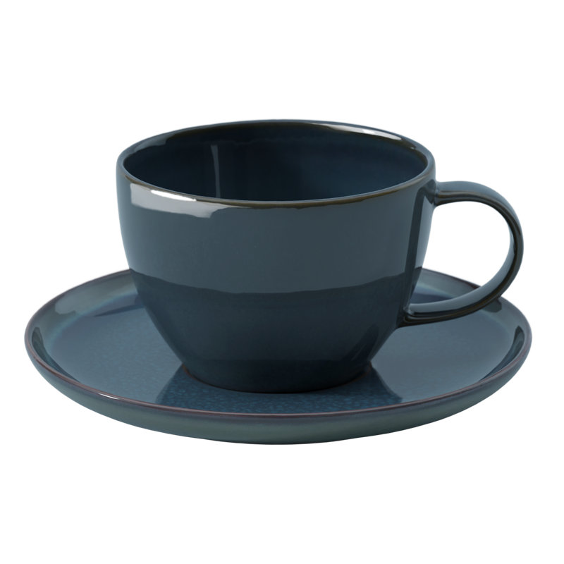 like. by Villeroy & Boch, Crafted Breeze Coffee Cup, 8.25 oz, Blue
