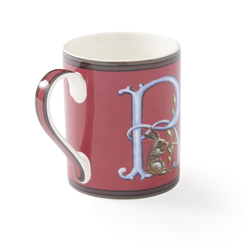 Kit Kemp, Alphabet - Mug A-Z, R, Red