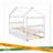 Wooden House Bed With Twin Size Trundle-1881859722-1881859723