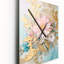 Gilden - Illustration rétro de lis roses - Horloge murale rétro Lily-99640509