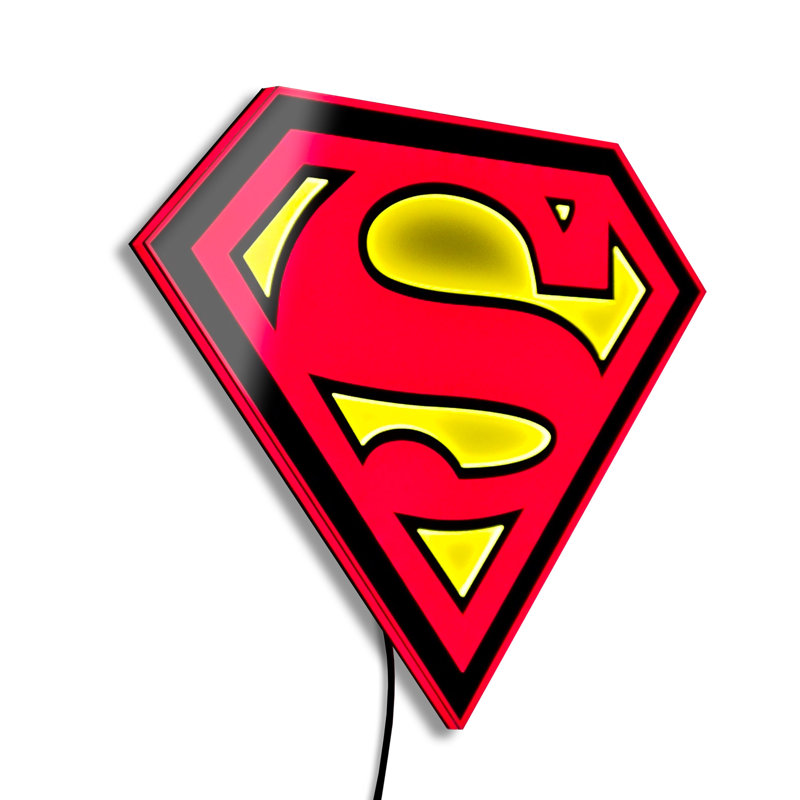 Enseigne lumineuse DEL 12,7 po Superman