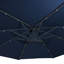 Parasol en porte-à-faux décalé 9,6 pi Eli avec DEL solaires Eli - Bleu marine-55205088
