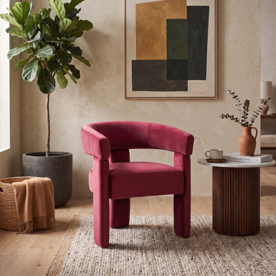 Simple Artistic Accent Chair
