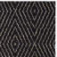 Tapis noir en jute / coton tissé à la main Wilmore-22122187