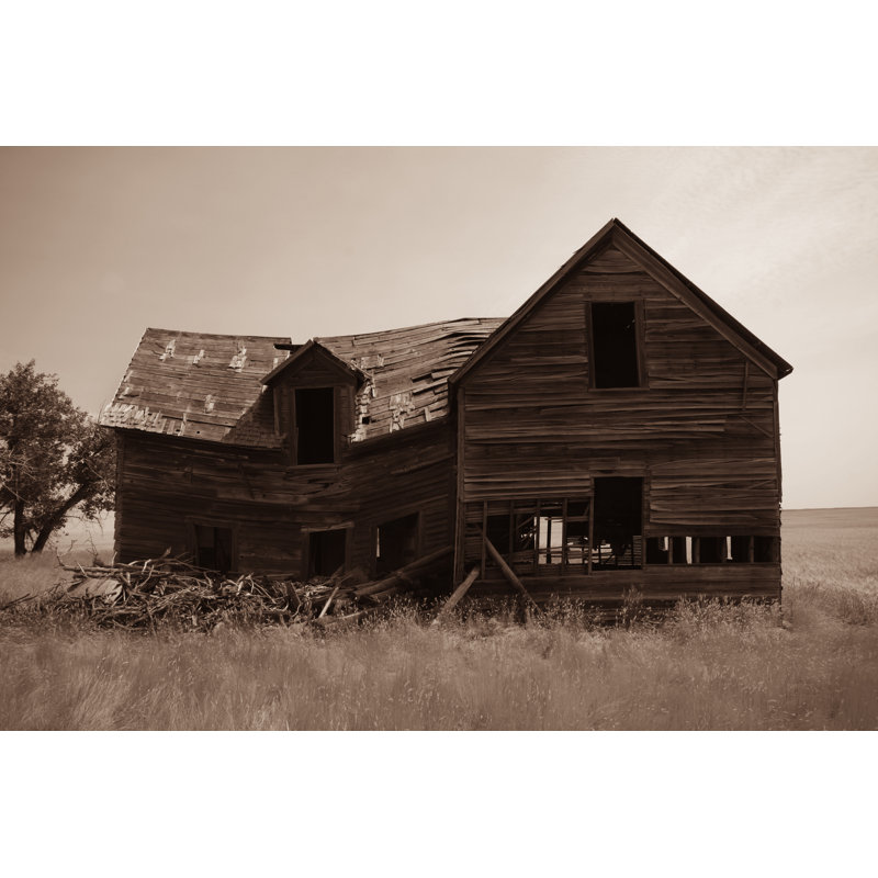 Old Abandoned House by Gclick - Wrapped Canvas Print, 30cm H x 46cm W